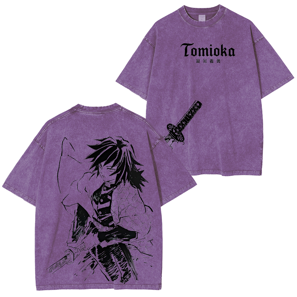 Demon Slayer Vintage Washed Unisex T-Shirt