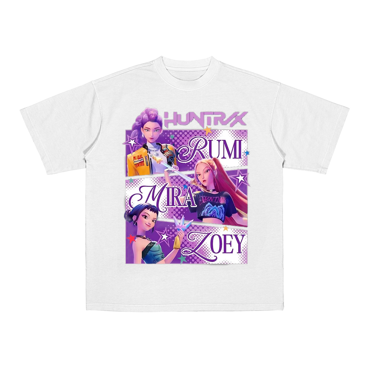 Huntrix Kpop Demon Hunters Cotton Tee