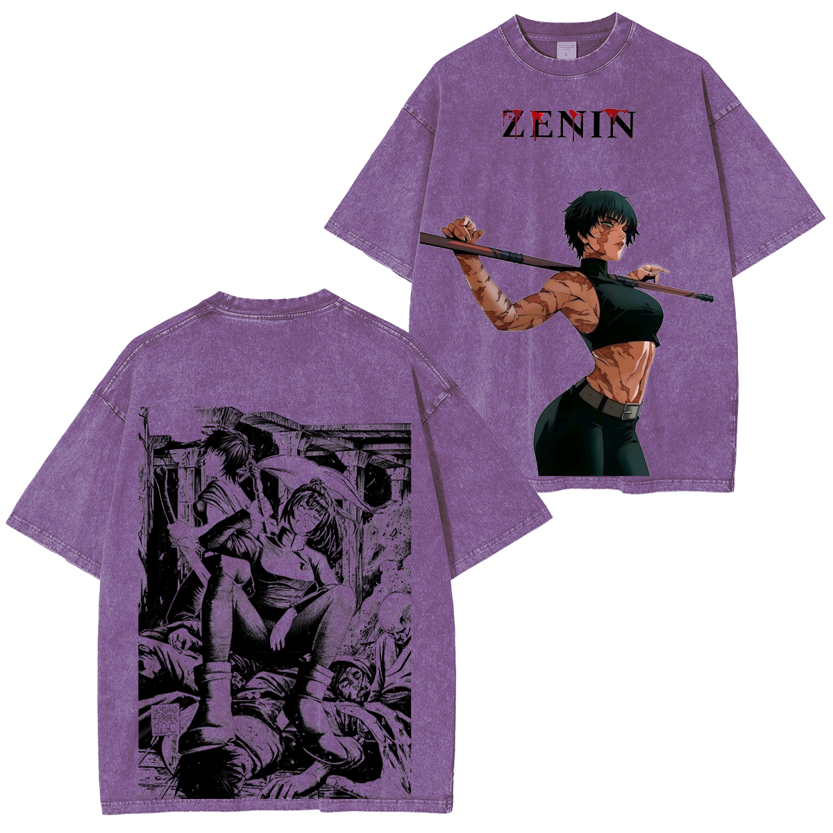 Jujutsu Kaisen Vintage Washed Unisex T-Shirt