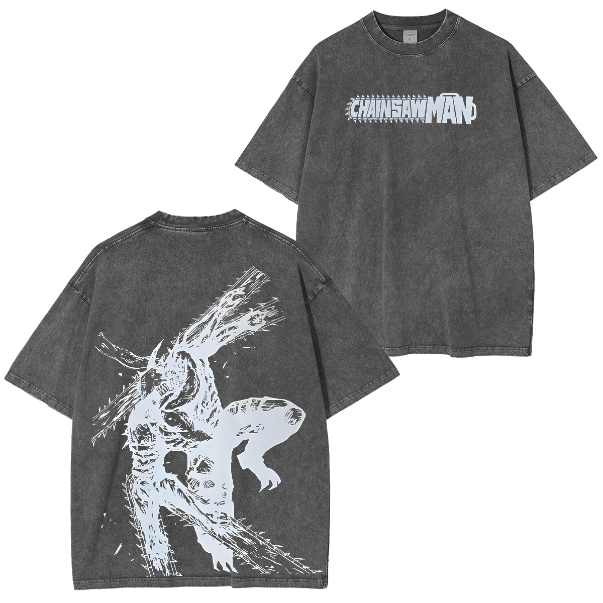 Chainsaw Man Vintage Washed Unisex T-Shirt