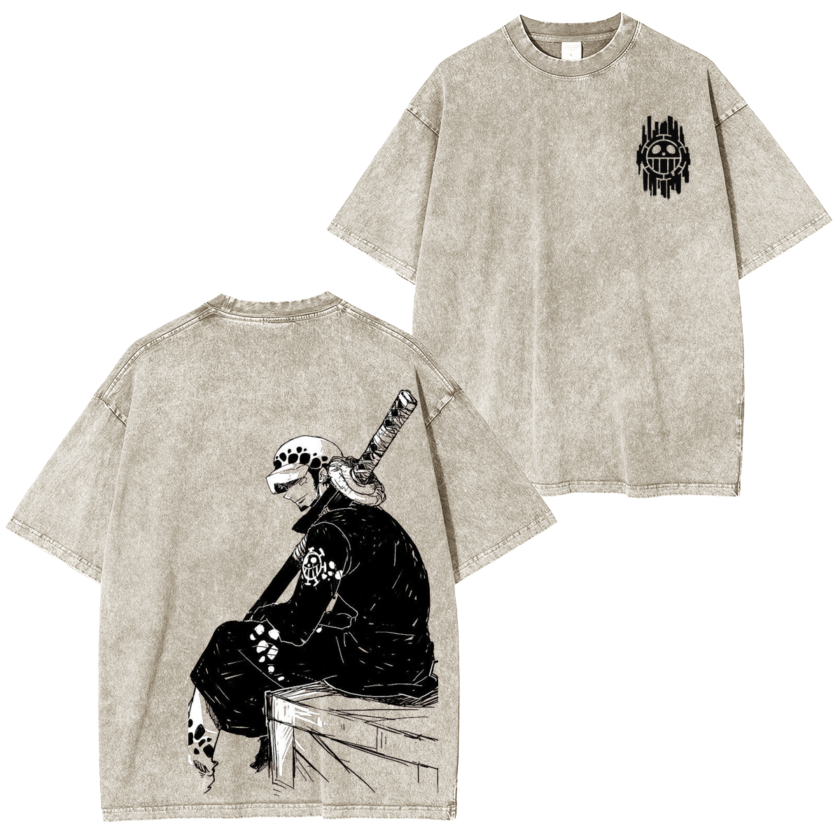 Trafalgar Law Vintage Washed Unisex T-Shirt
