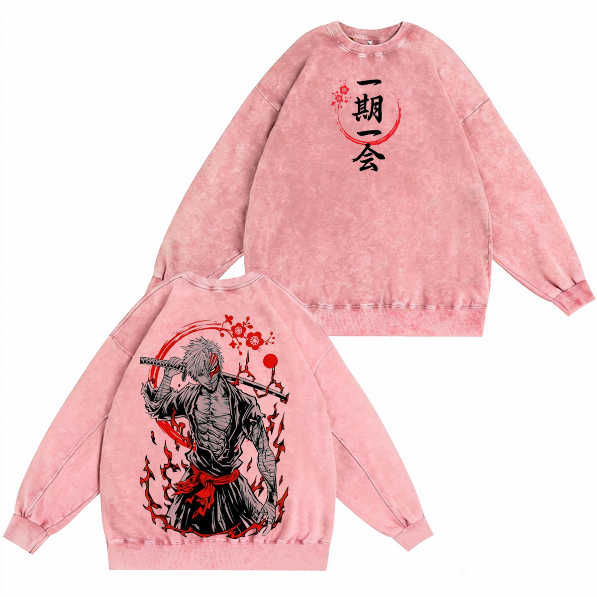  Bleach  :chigo Kurosaki Vintage washed T-shirt/Crewneck/Hoodie