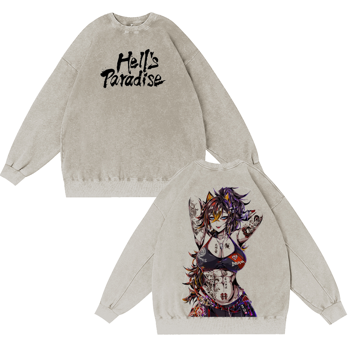 Genshin Vintage Washed T-shirt/Crewneck/Hoodie