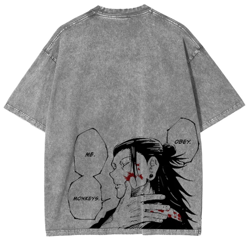 Jujutsu Kaisen Anime Vintage Washed Unisex T-Shirt