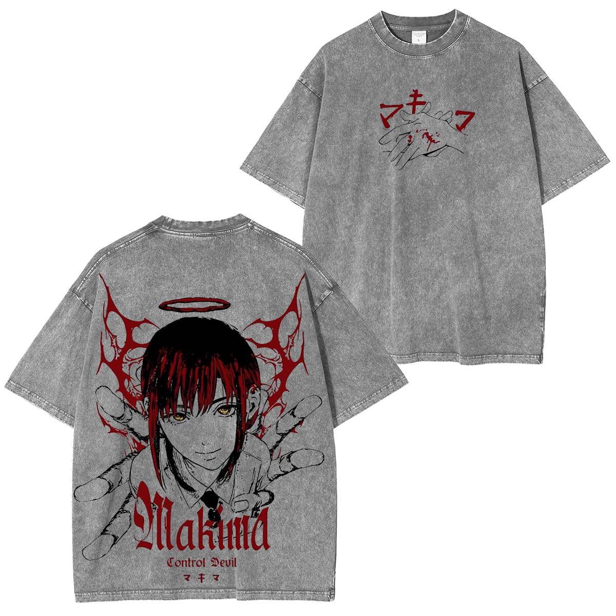 Chainsaw Man Vintage Washed T-shirt/Crewneck/Hoodie