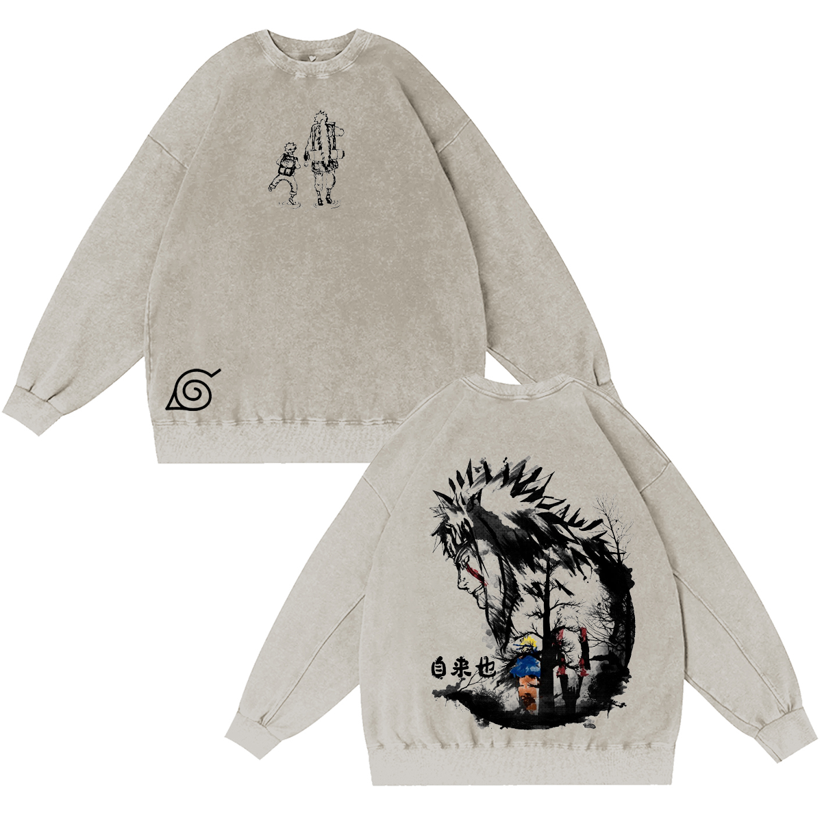 Naruto Vintage Washed T-shirt/Crewneck/Hoodie