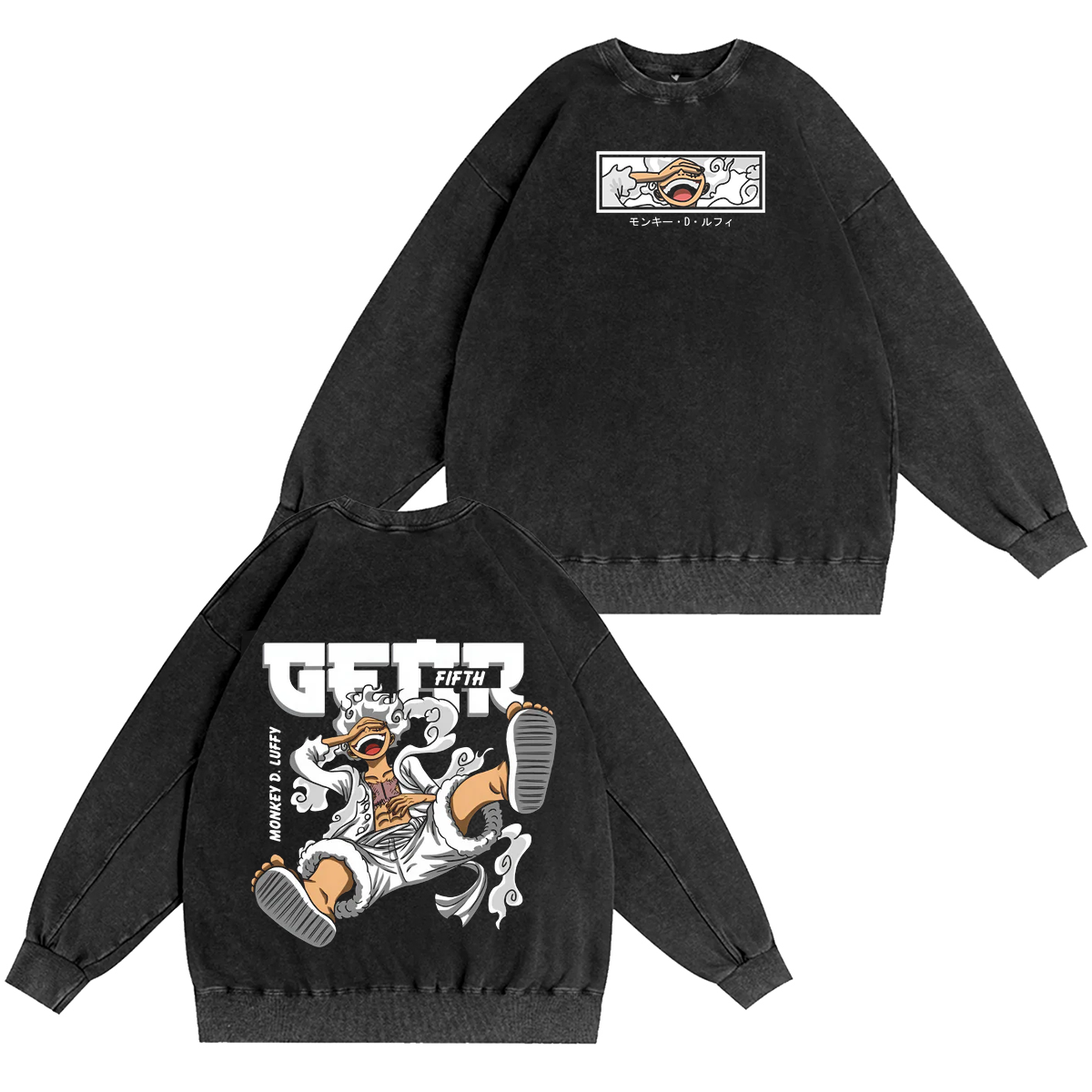 One Piece Vintage Washed T-shirt/Crewneck/Hoodi