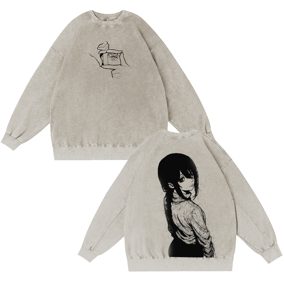 Chainsaw Man Vintage Washed T-shirt/Crewneck/Hoodie