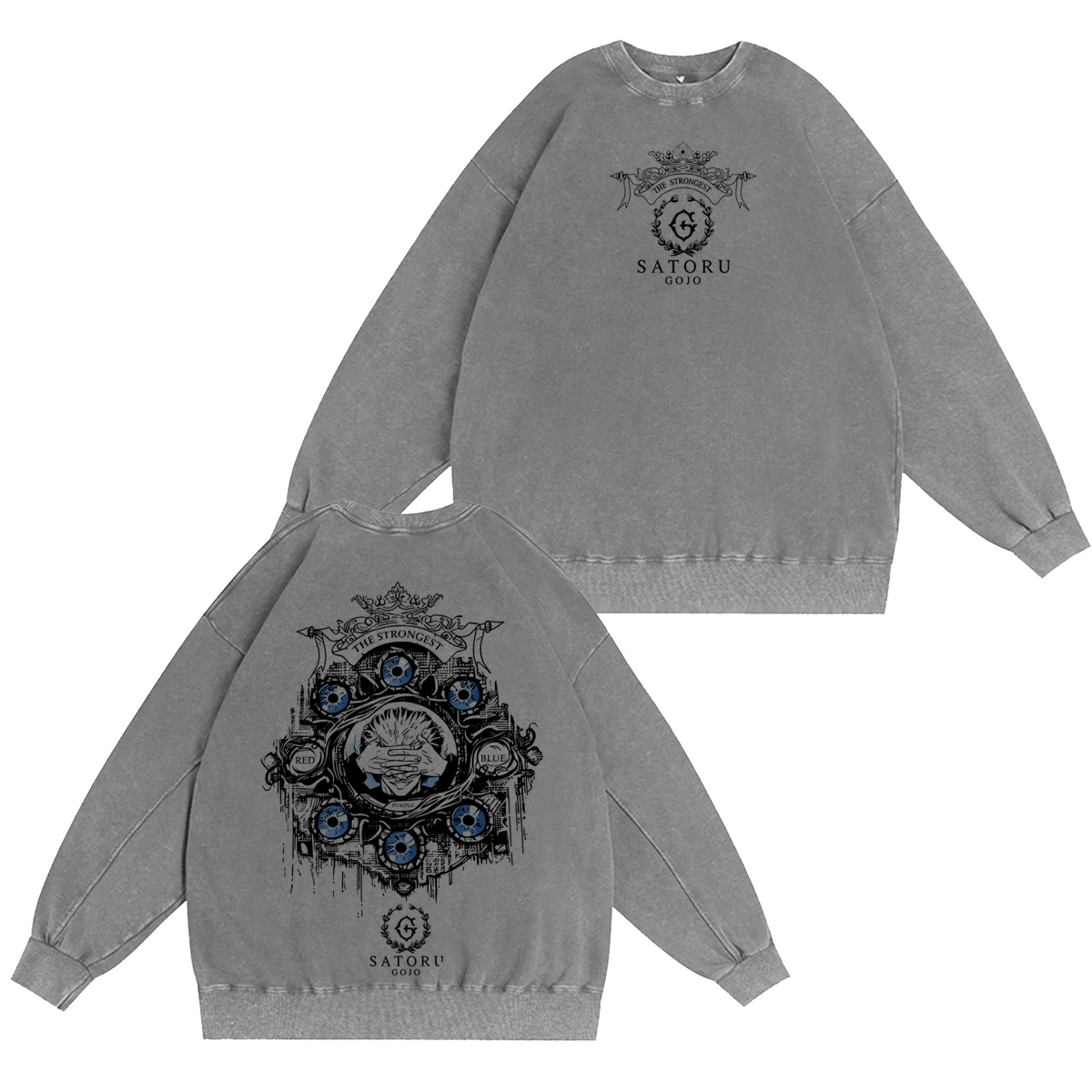 Jujutsu Kaisen :Satoru Gojo washed T-shirt/Crewneck/Hoodie