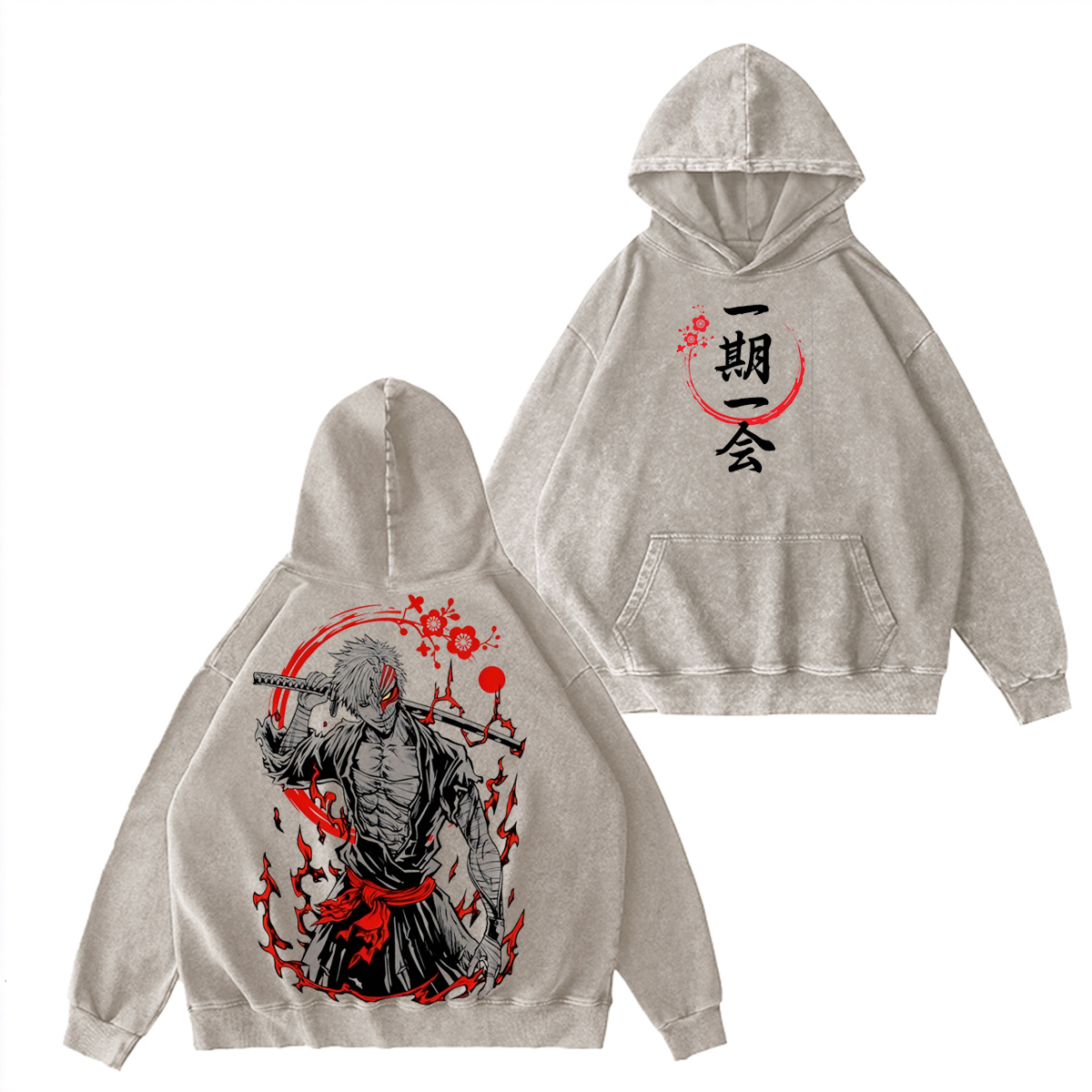  Bleach  :chigo Kurosaki Vintage washed T-shirt/Crewneck/Hoodie