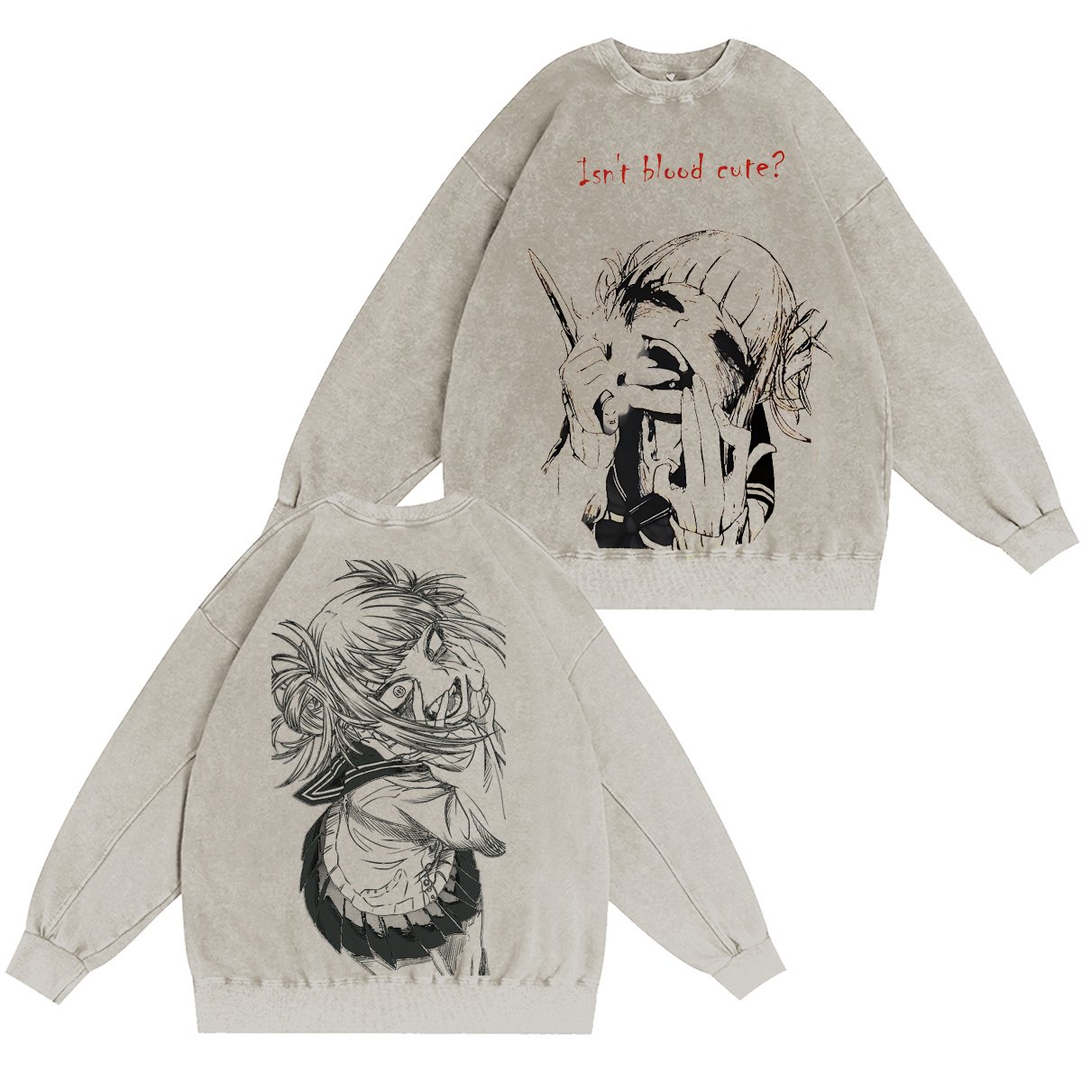 My Hero Academia Vintage washed T-shirt/Crewneck/Hoodie