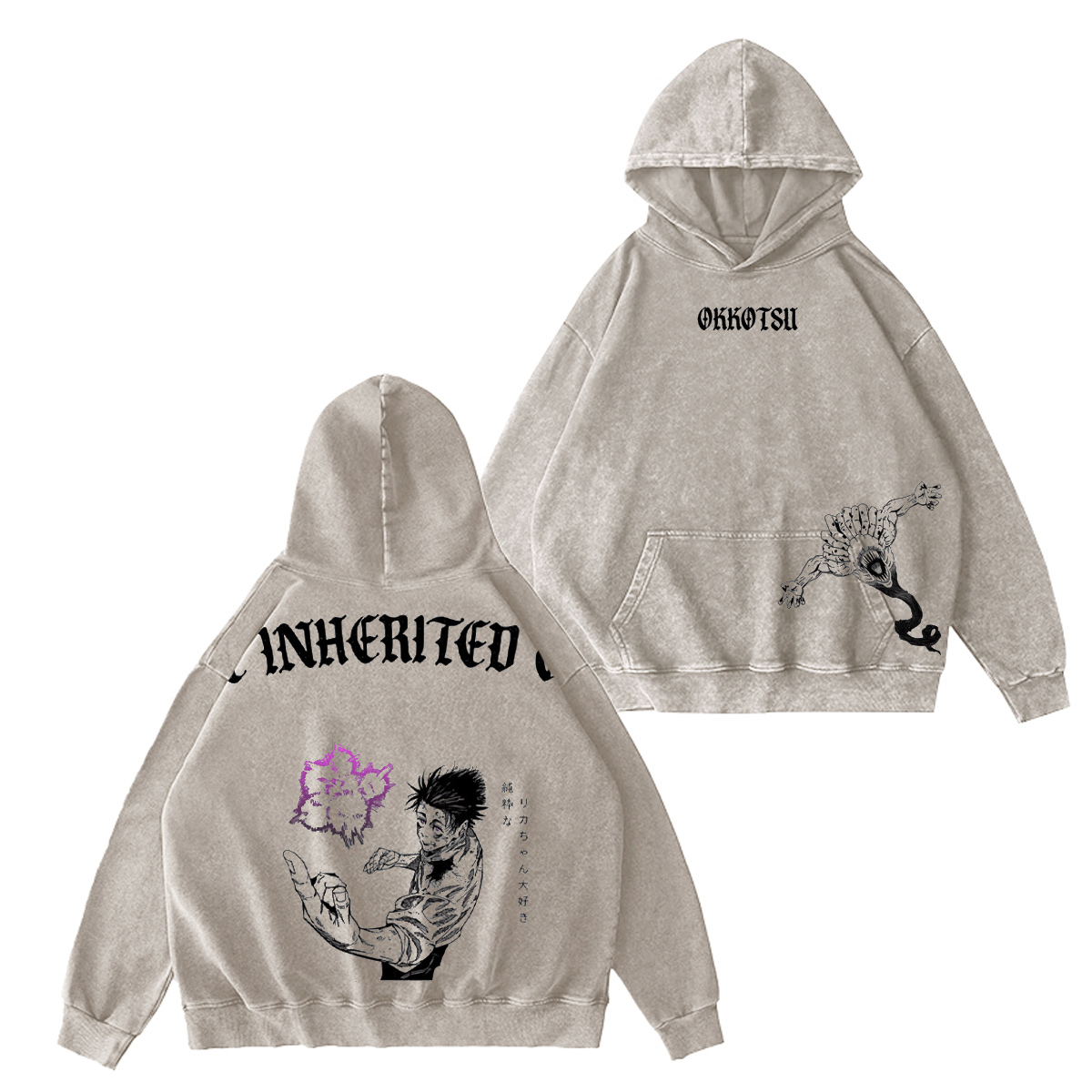 Jujutsu Kaisen Washed T-shirt/Crewneck/Hoodie