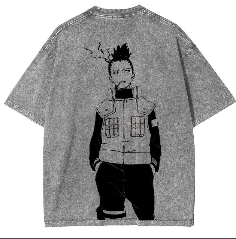 Shikamaru Nara Unisex Vintage Anime T-shirt