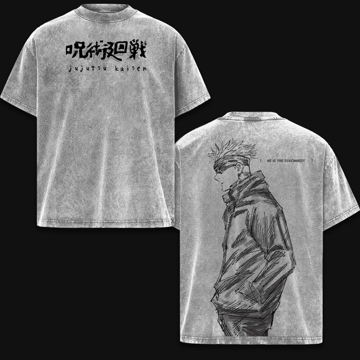 Jujutsu Kaisen Satoru Gojou Washed T-shirt/Crewneck/Hoodie