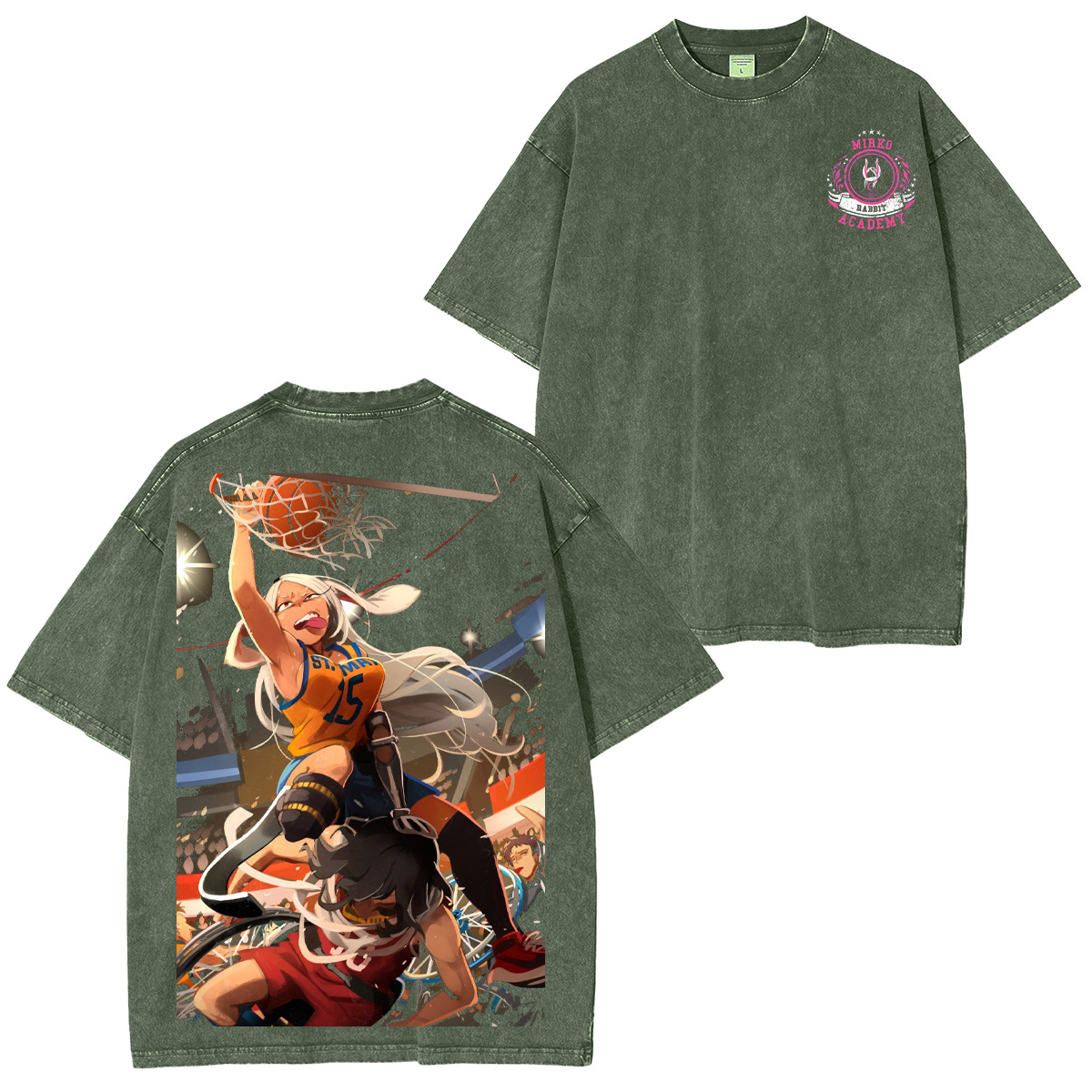 My Hero Academia Vintage Washed T-shirt/Crewneck/Hoodie
