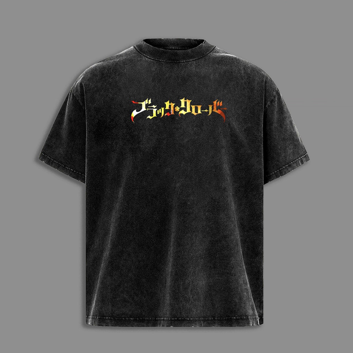 Black Clover Anime Vintage Washed T-shirt/Crewneck/Hoodie