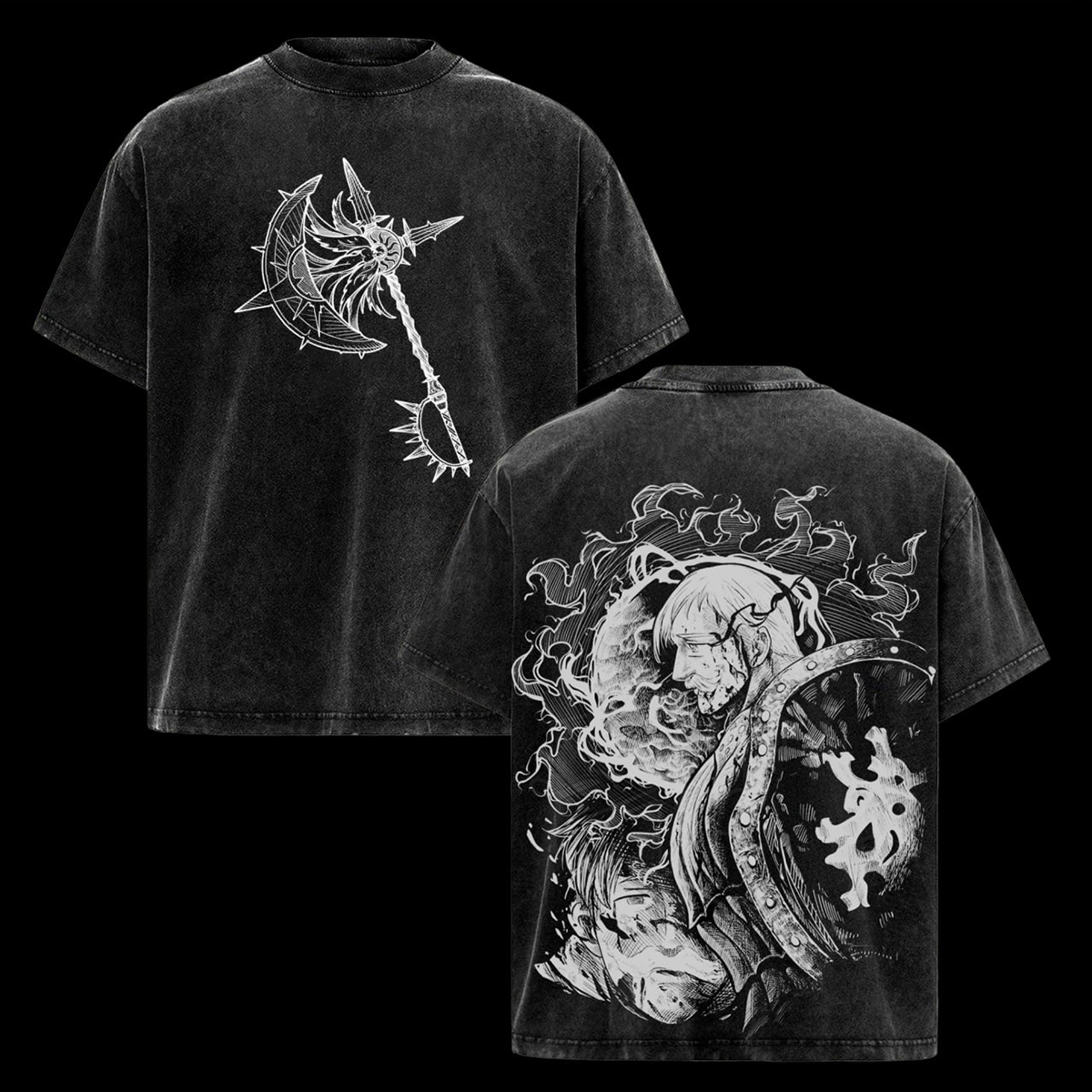 Escanor Nanatsu no Taizai Washed T-shirt/Crewneck/Hoodie