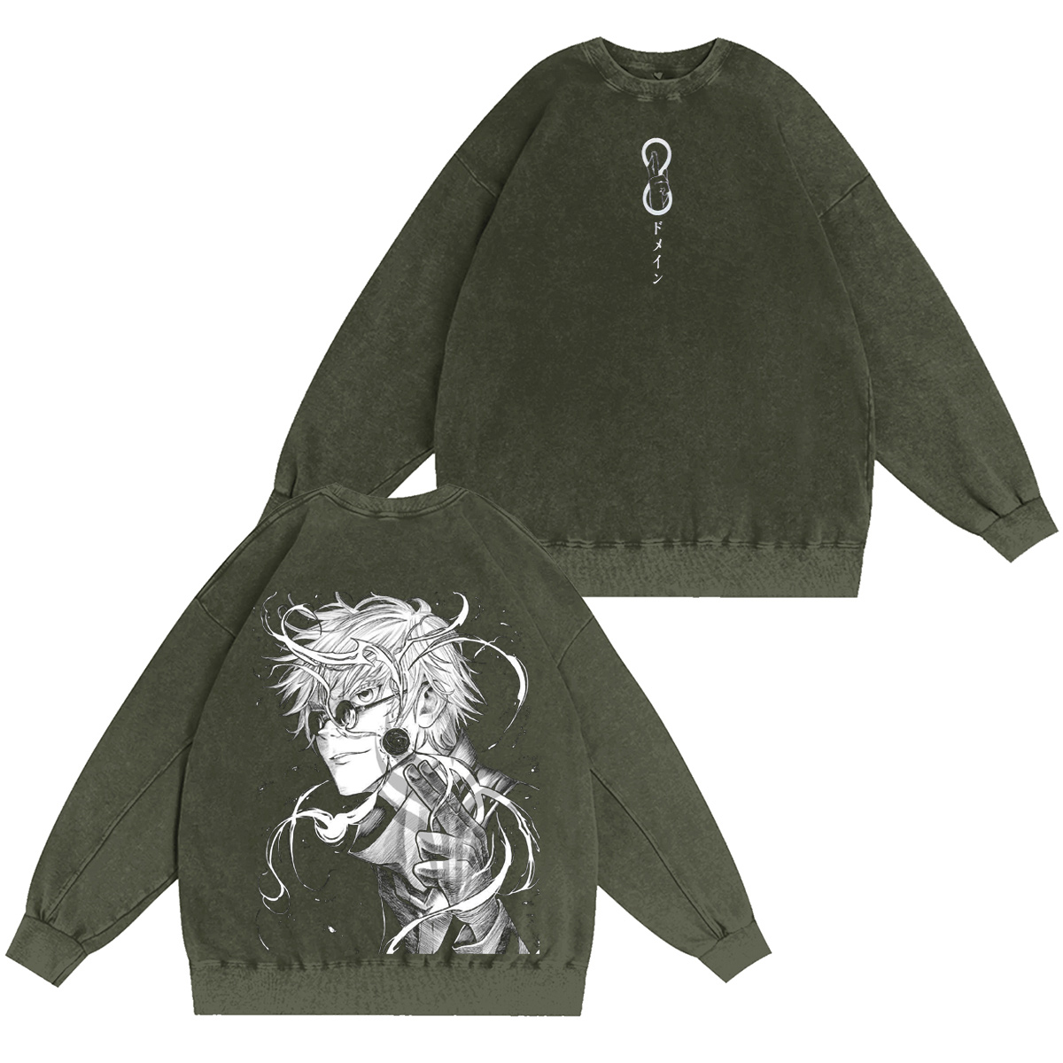 Jujutsu Kaisen Vintage Washed T-shirt/Crewneck/Hoodie