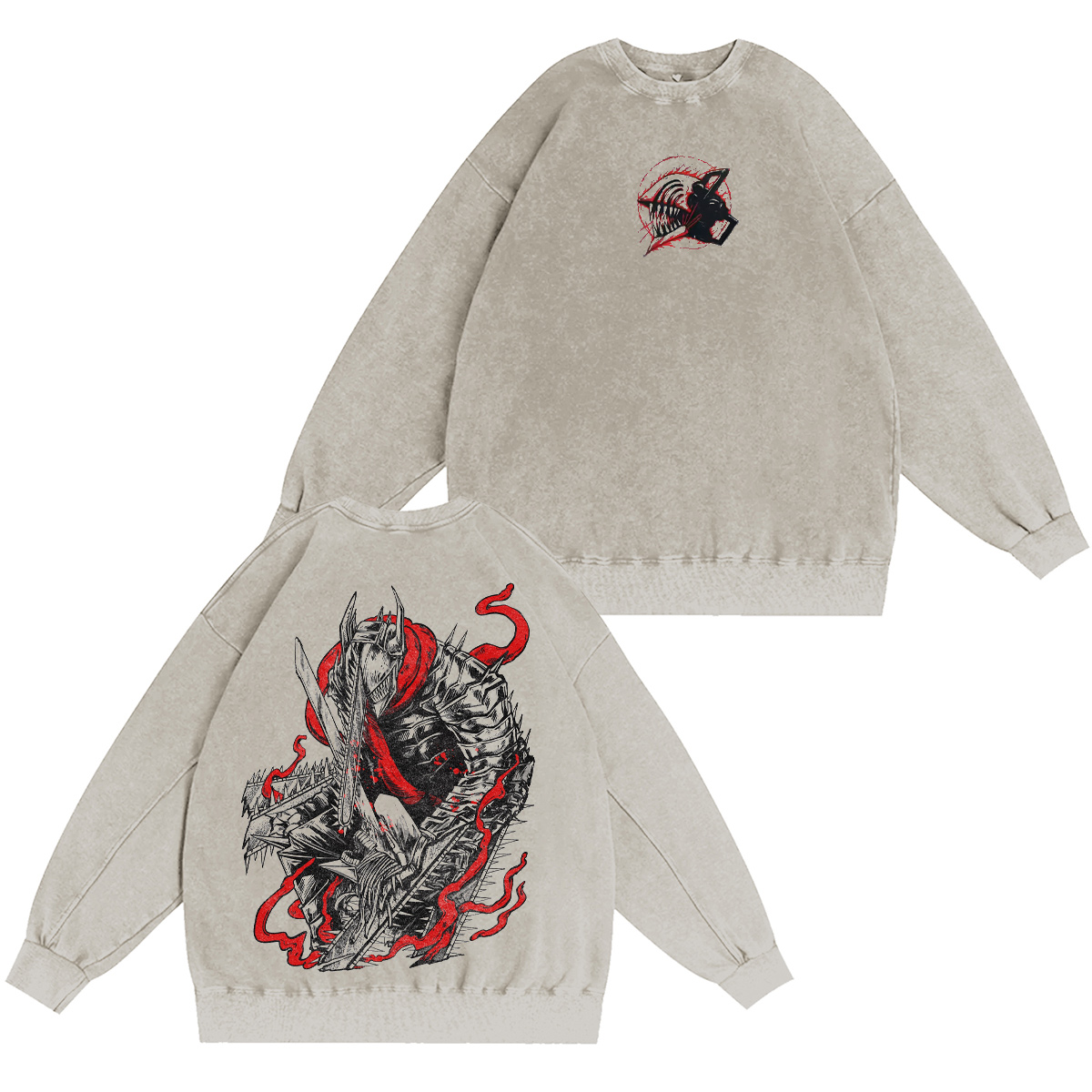 Chainsaw Man Devil Vintage Washed T-shirt/Crewneck/Hoodie