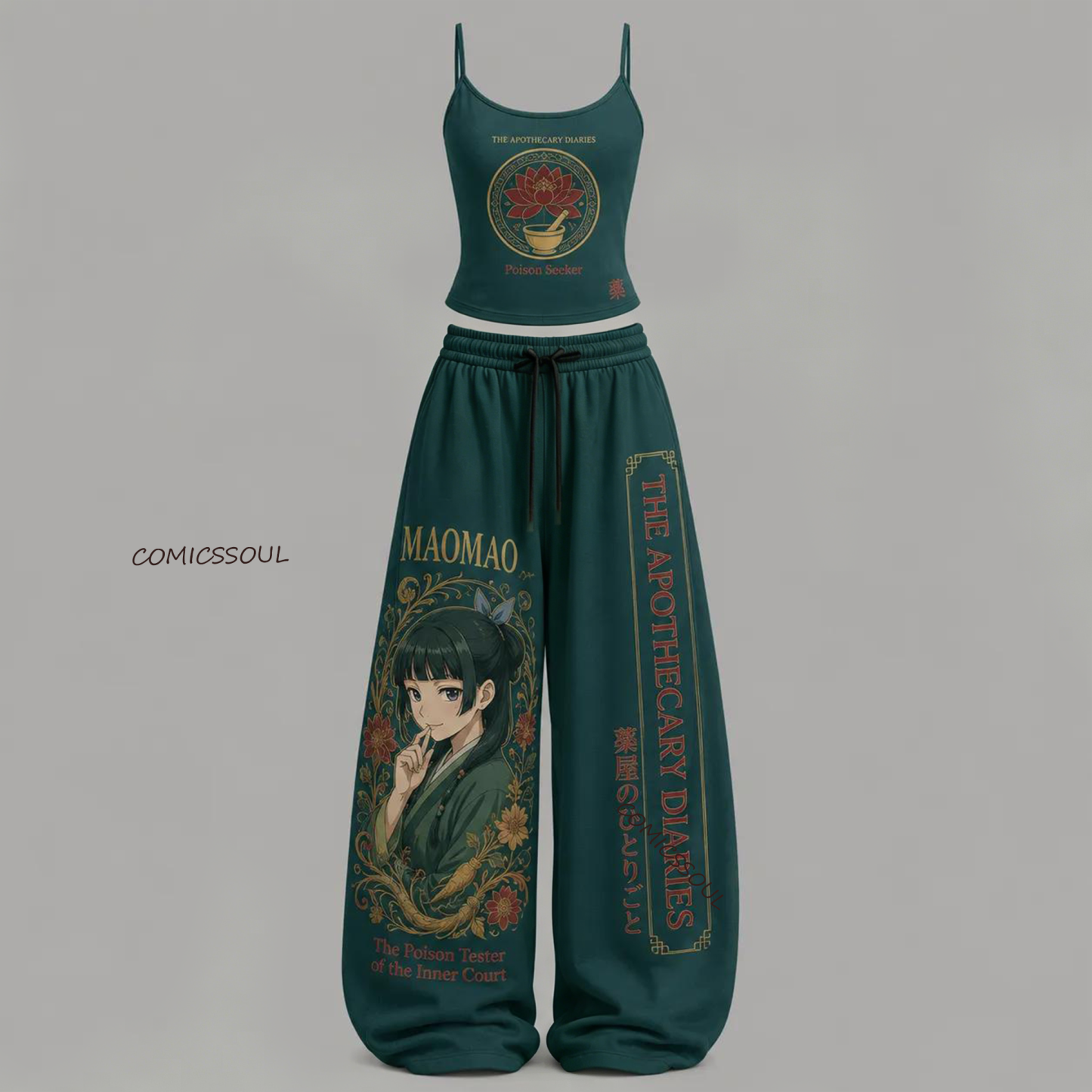 The Apothecary Diaries T-Shirt & Elasticated Trousers Two-Piece Set