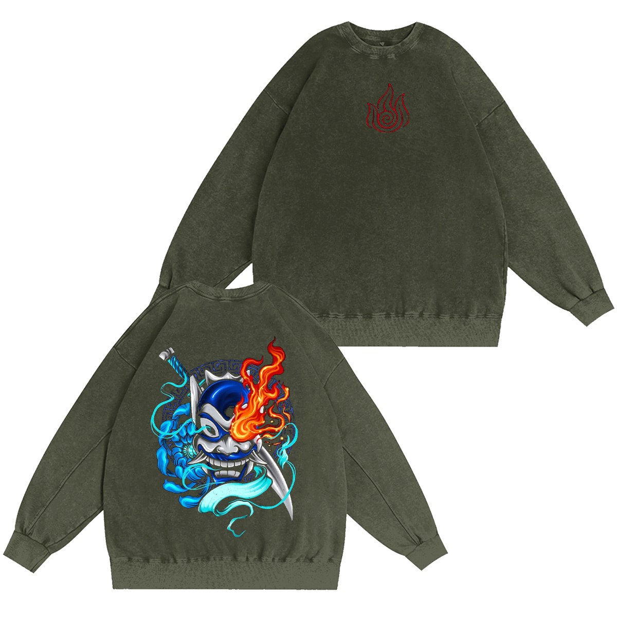 Avatar: The Last Airbender Vintage Washed T-shirt/Crewneck/Hoodie