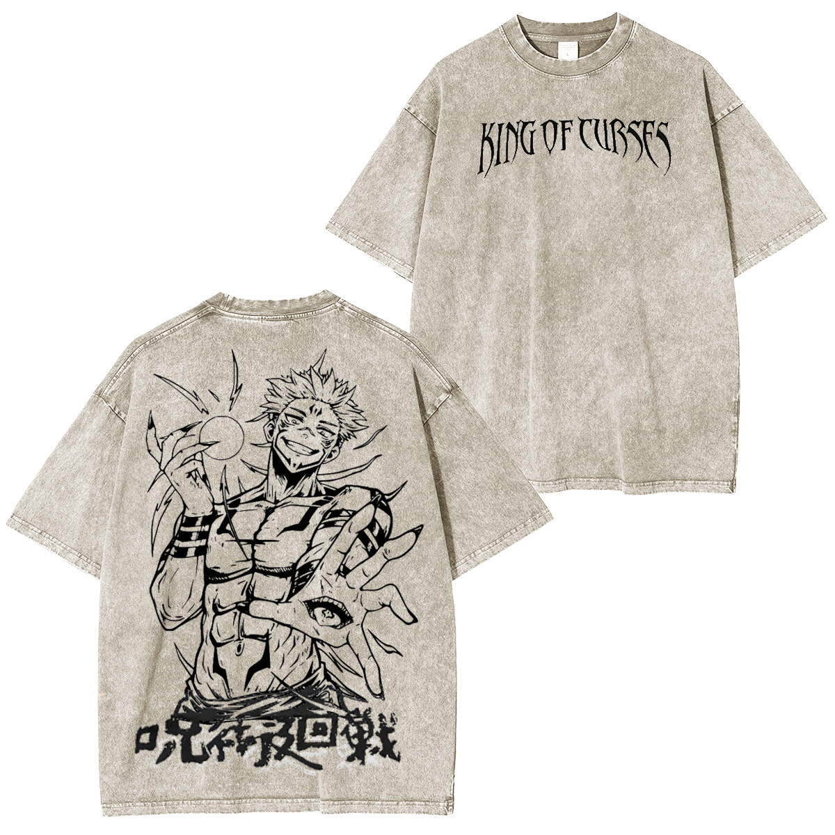 Jujutsu Kaisen Anime Washed T-shirt/Crewneck/Hoodie