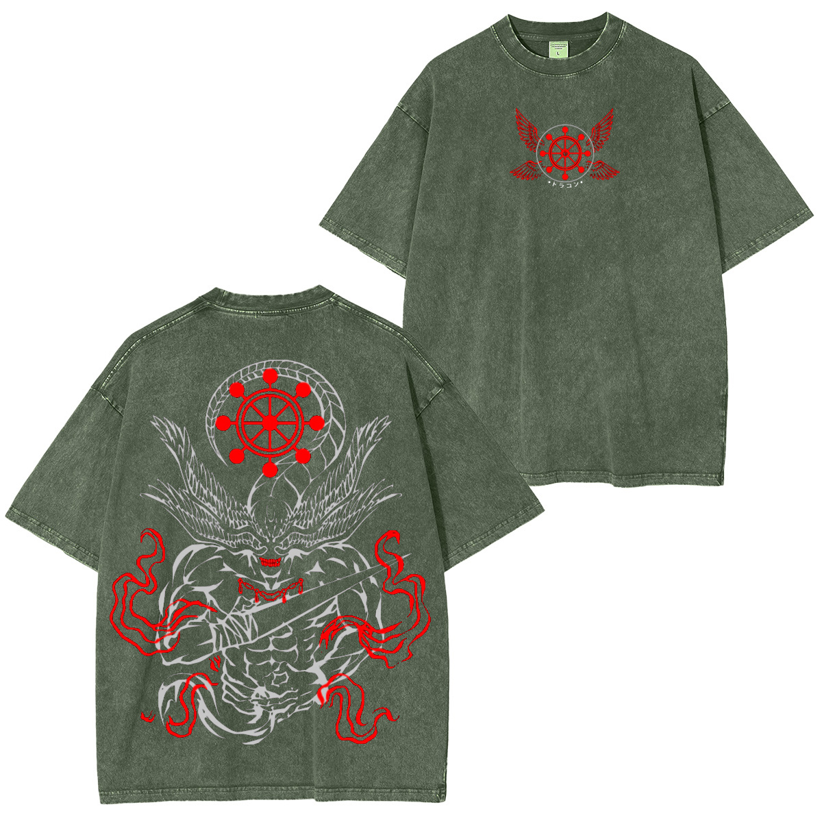 Megumi Fushiguro Jujutsu Kaisen Vintage Washed T-shirt/Crewneck/Hoodie