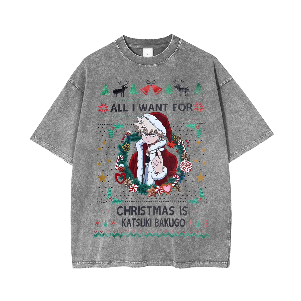 My Hero Academia Vintage Washed T-shirt/Crewneck/Hoodie