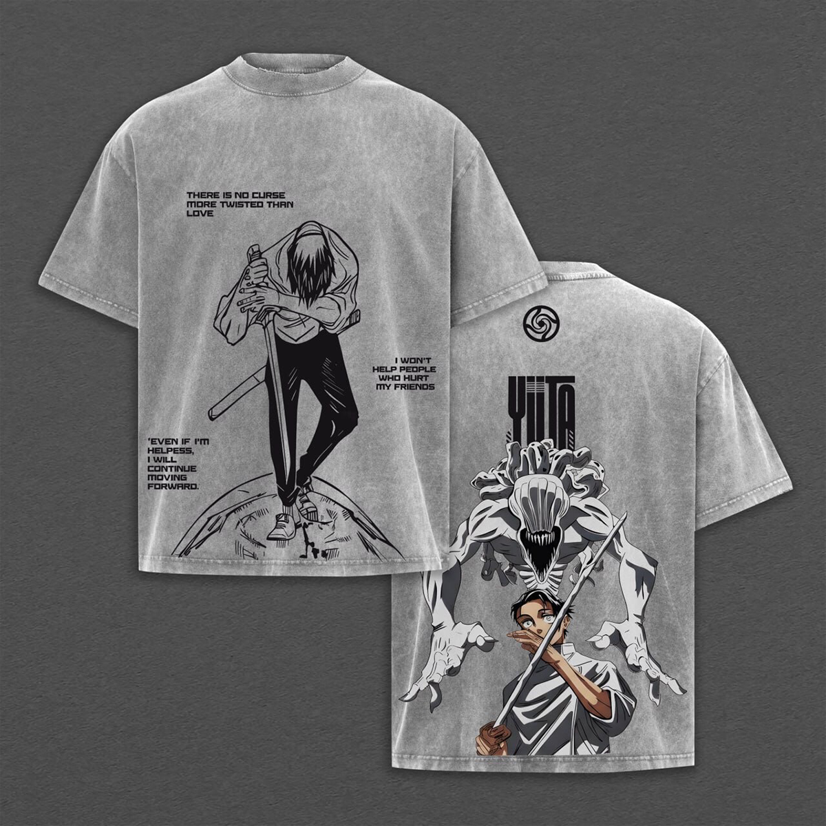 Jujutsu Kaisen Vintage Washed T-shirt/Crewneck/Hoodie