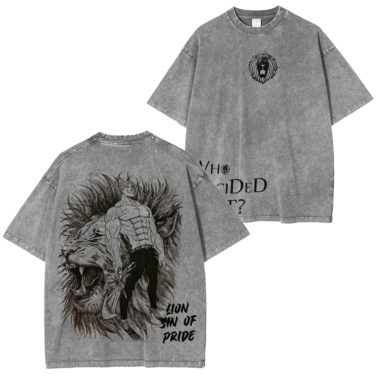 The Seven Deadly Sins Washed T-shirt/Crewneck/Hoodie