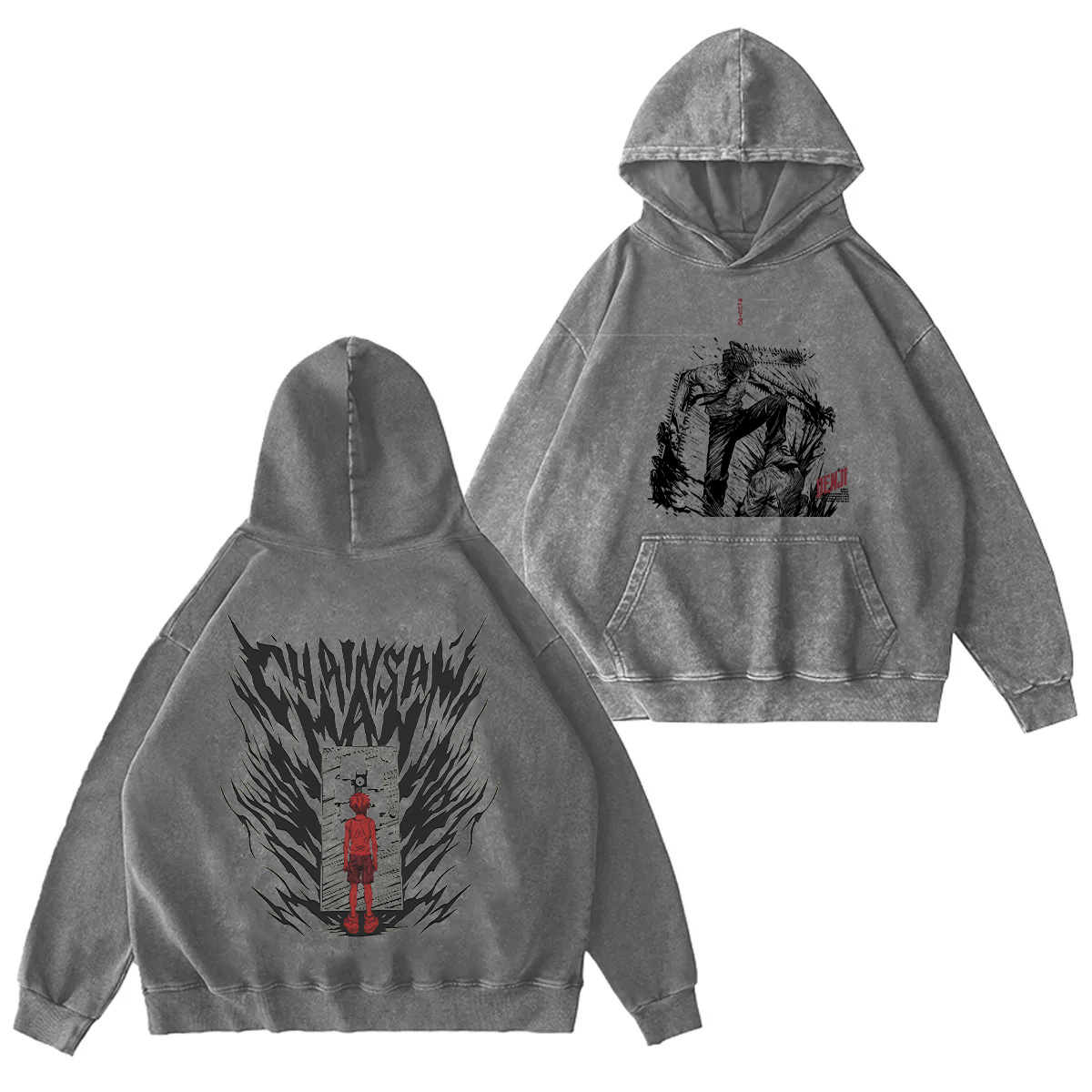 Chainsaw Man Washed T-shirt/Crewneck/Hoodie