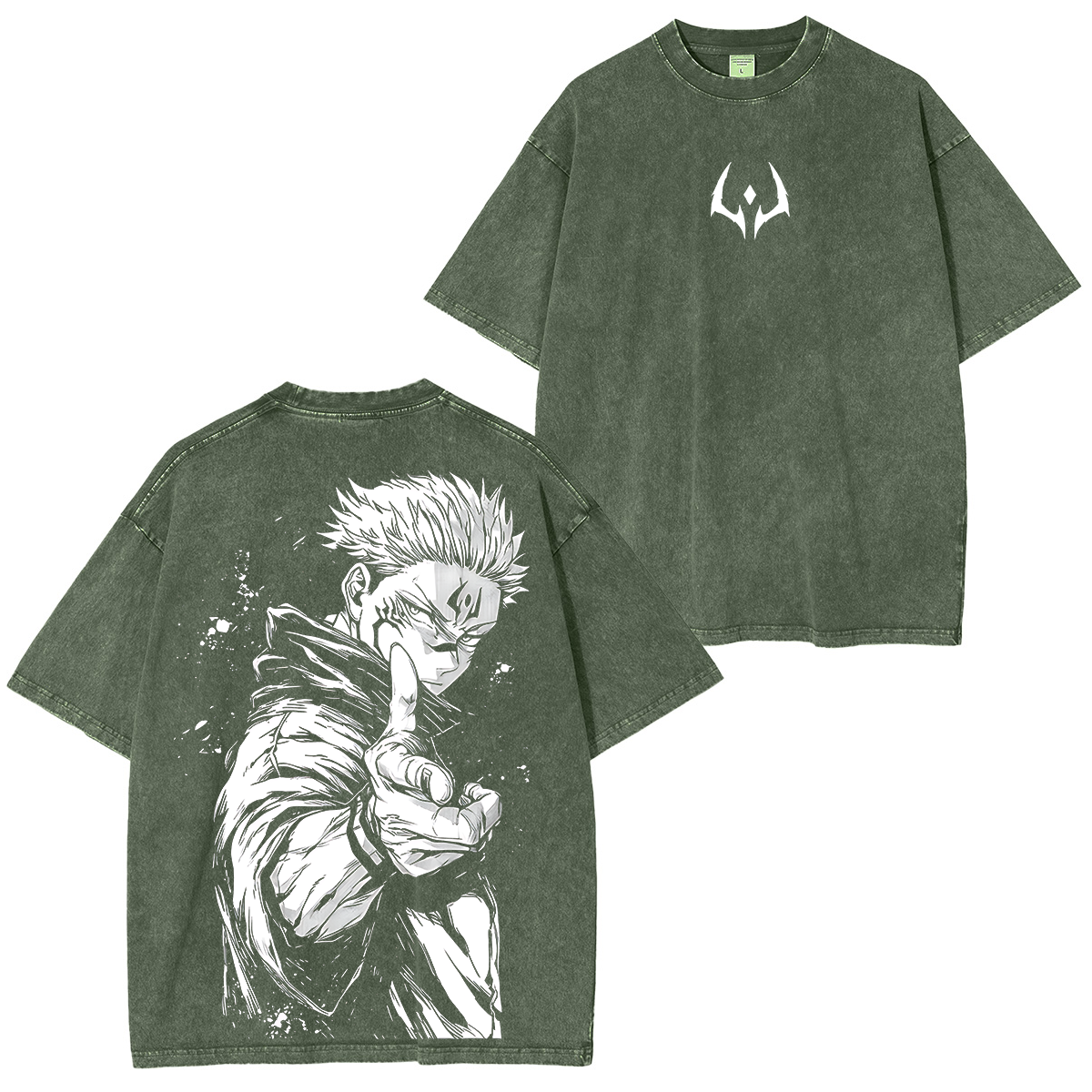 Jujutsu Kaisen Sukuna Washed T-shirt/Crewneck/Hoodie