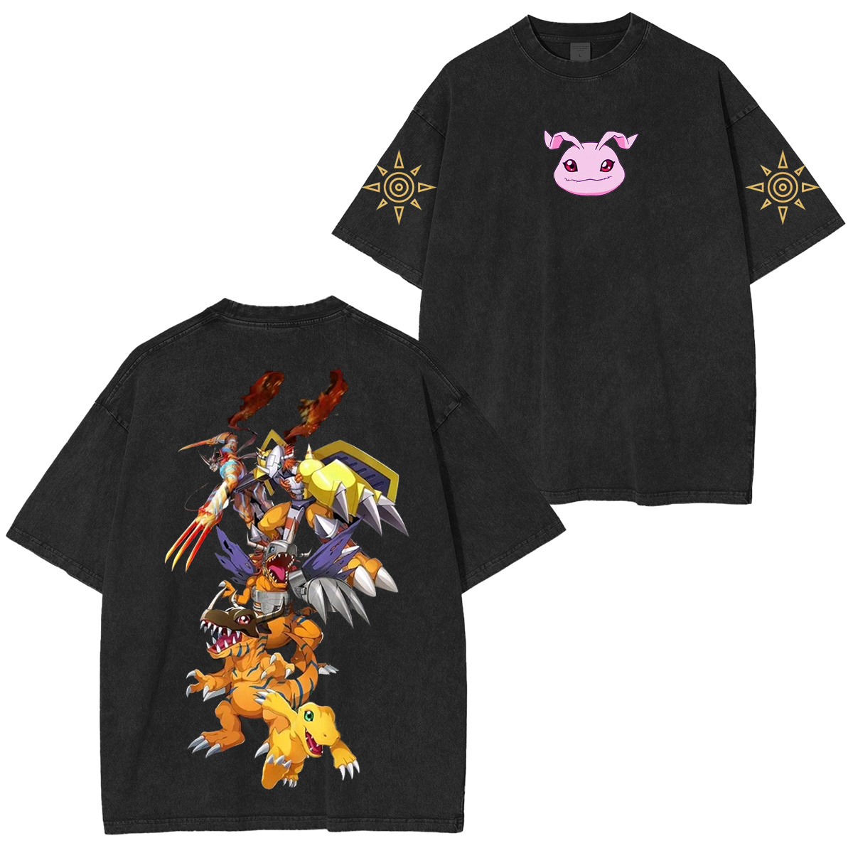 Digimon Vintage washed T-shirt/Crewneck/Hoodie