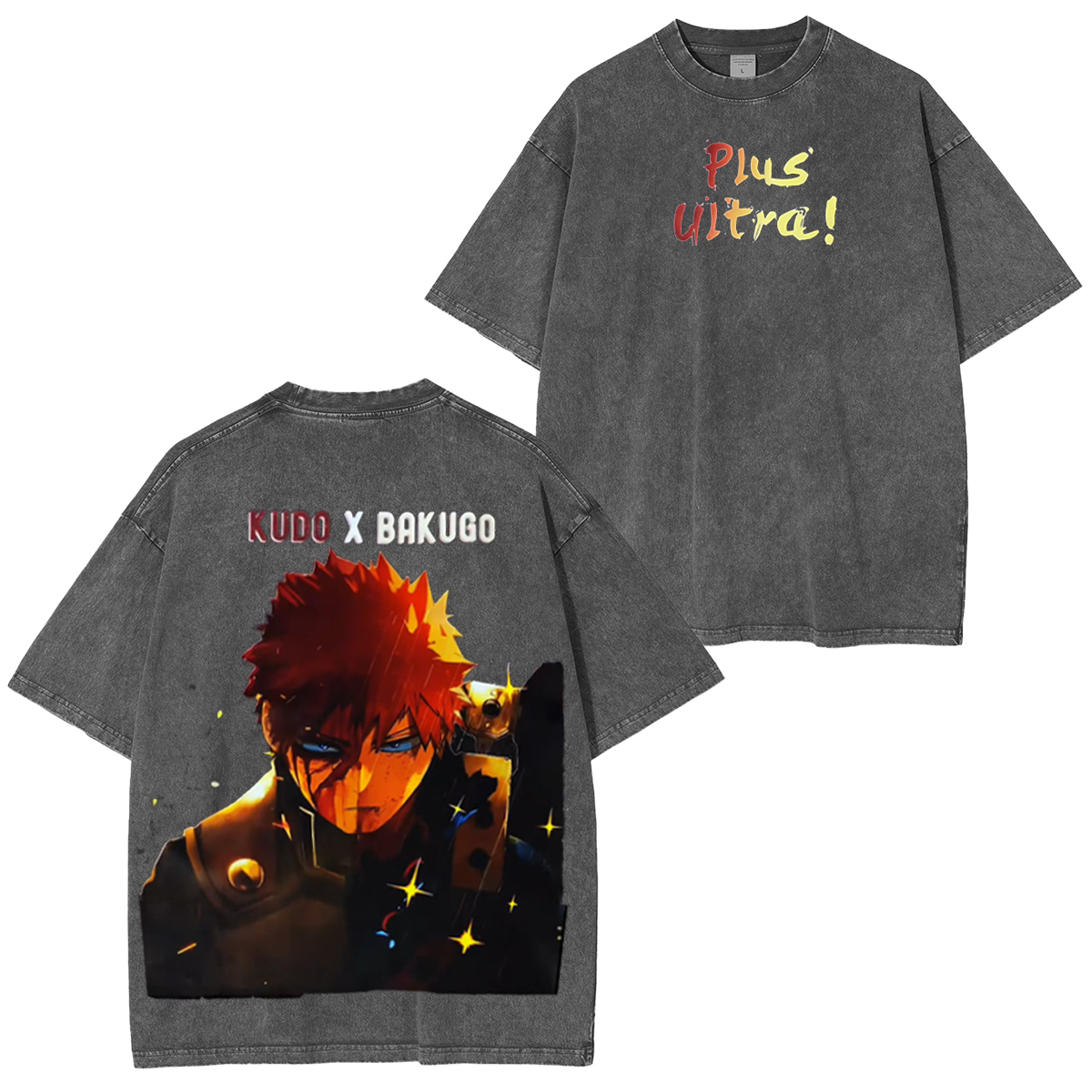 My Hero Academia Vintage Washed T-shirt/Crewneck/Hoodie