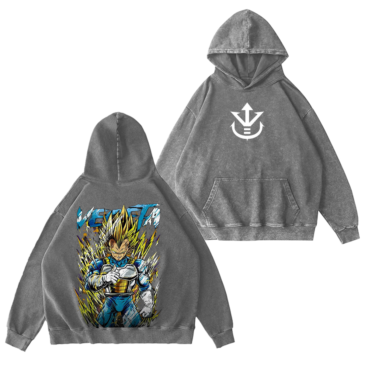 princevegeta :Vegeta Vintage washed T-shirt/Crewneck/Hoodie