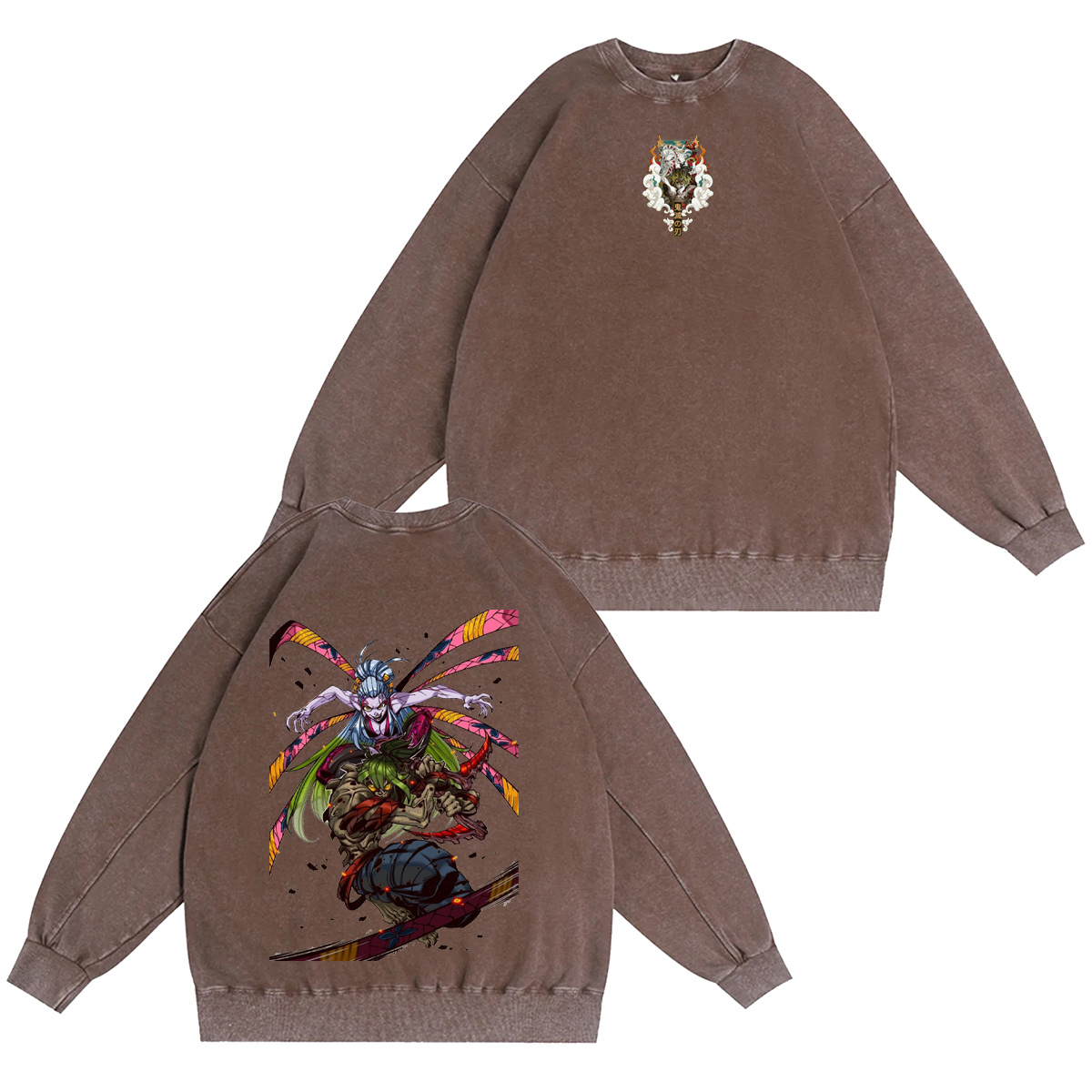 Demon Slayer Vintage Washed T-shirt/Crewneck/Hoodie