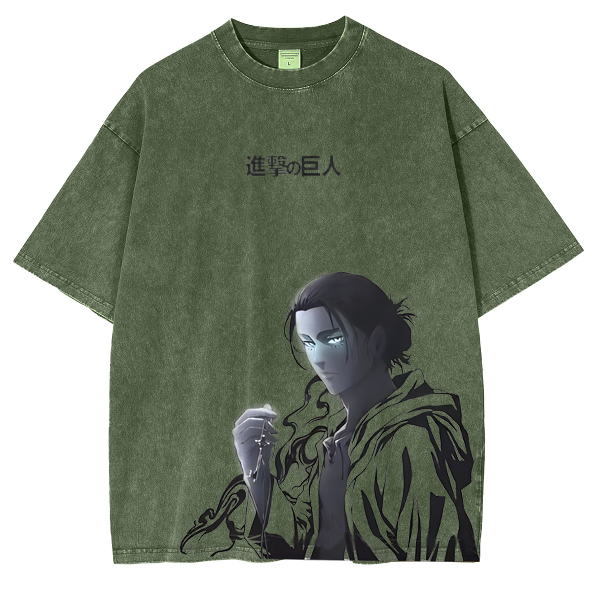 Eren Yeager Attack on Titan Manga Portrait T-Shirt