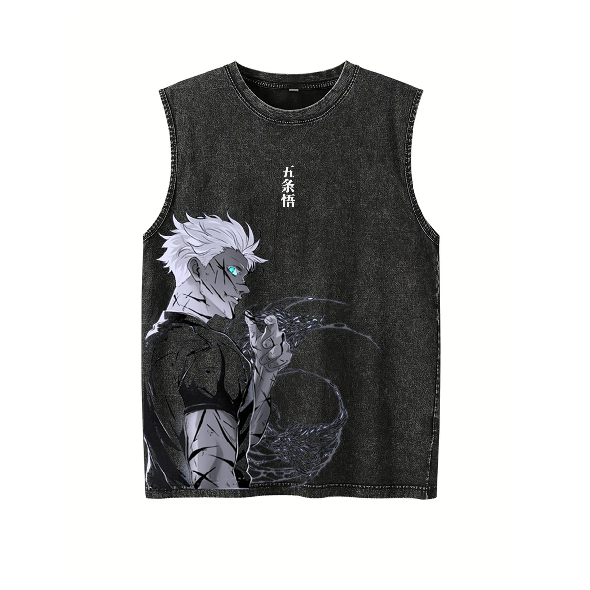 Anime Gojo Printed Tank top