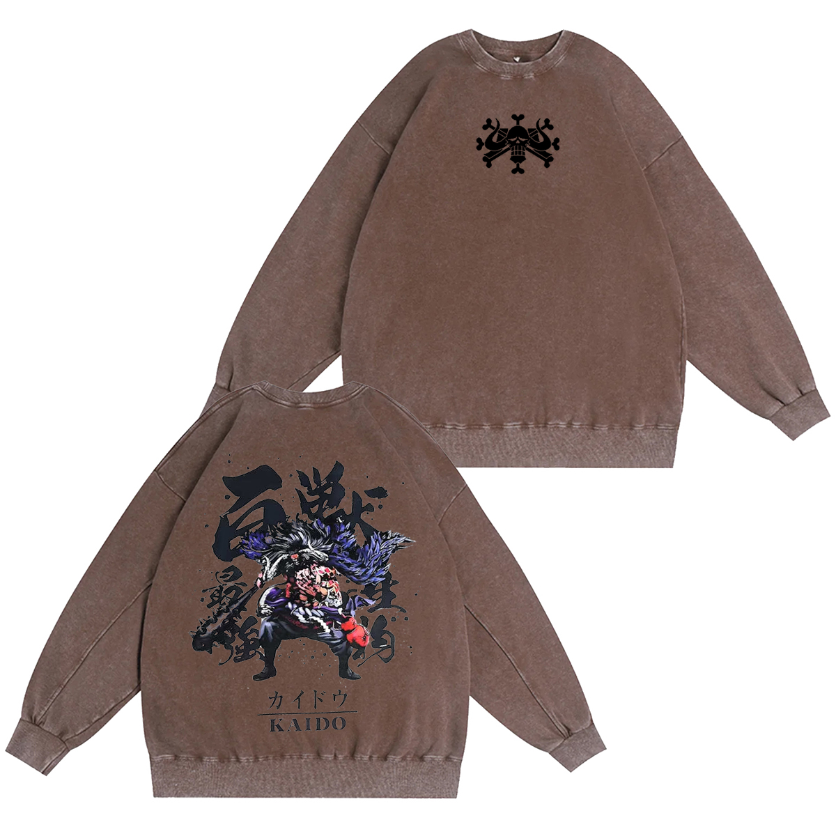 Kaido - One Piece Vintage washed T-shirt/Crewneck/Hoodie