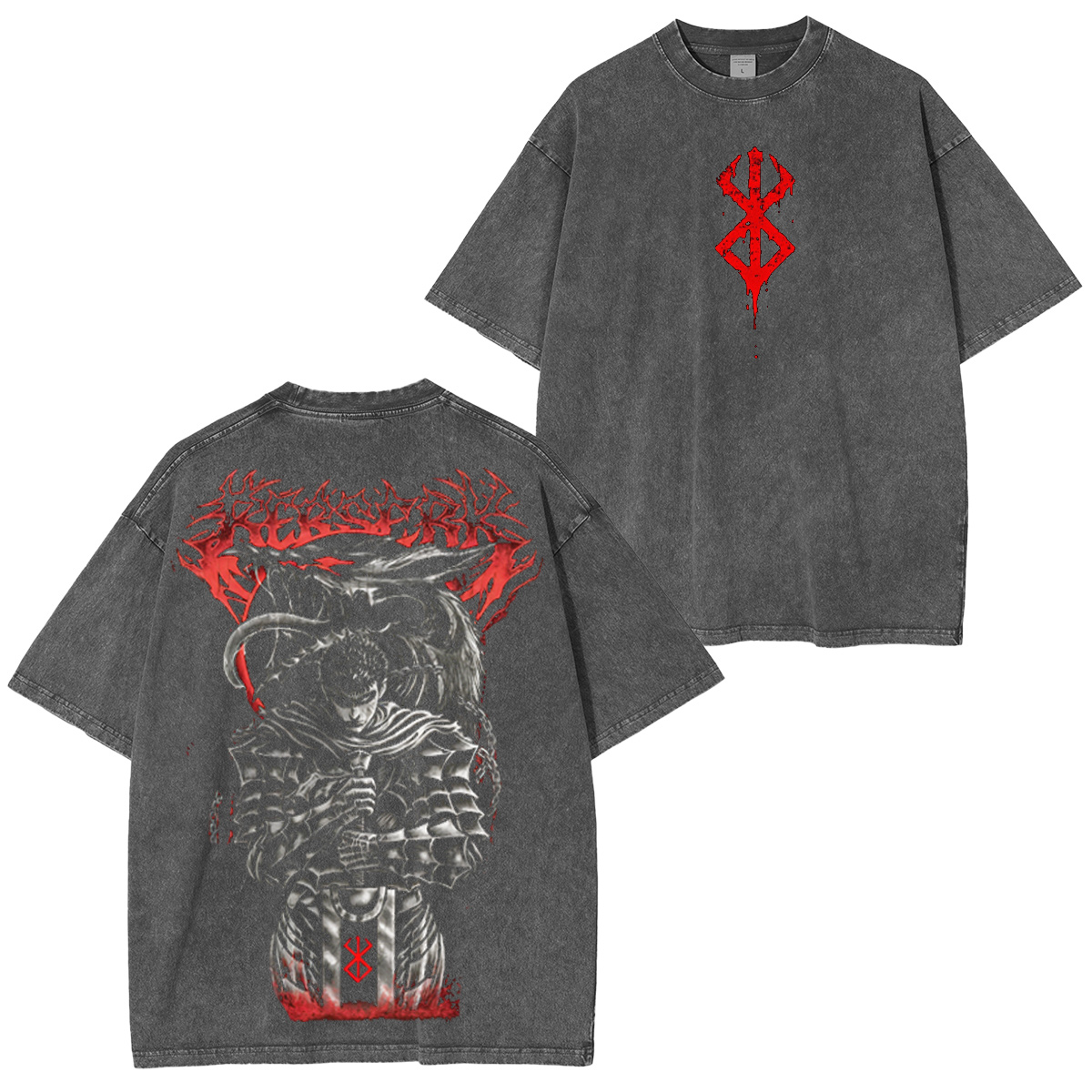 Guts Berserk Washed T-shirt/Crewneck/Hoodie