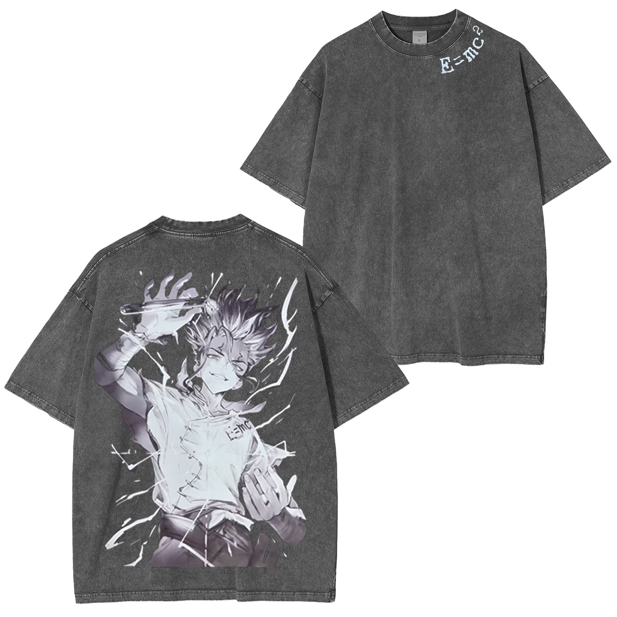 Senku Ishigami Dr. Stone Washed T-shirt/Crewneck/Hoodie