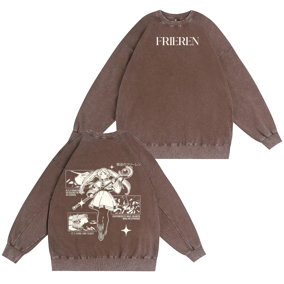 Frieren: Beyond Journey's End Washed T-shirt/Crewneck/Hoodie