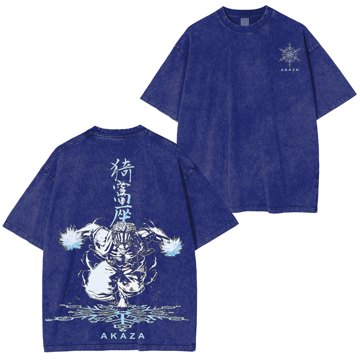 Akaza Demon Slayer Washed T-shirt/Crewneck/Hoodie