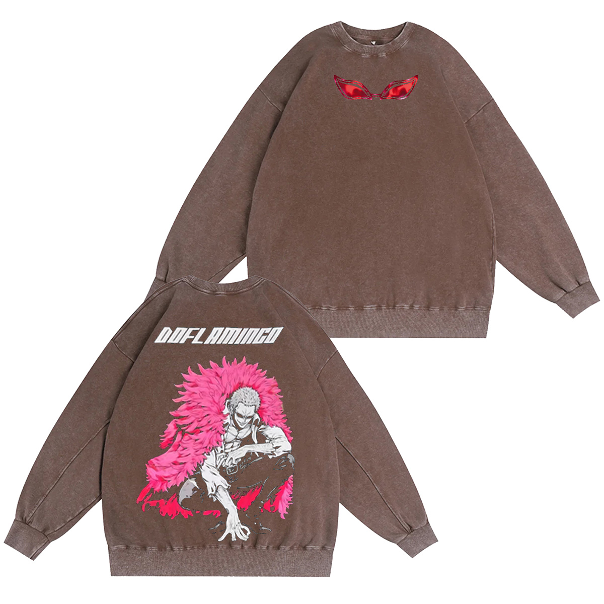 Donquixote Doflamingo One Piece Washed T-shirt/Crewneck/Hoodie