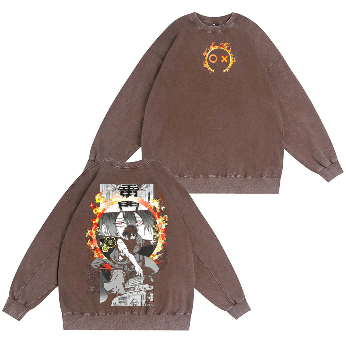 Shinra Kusakabe Fire Force Washed T-shirt/Crewneck/Hoodie