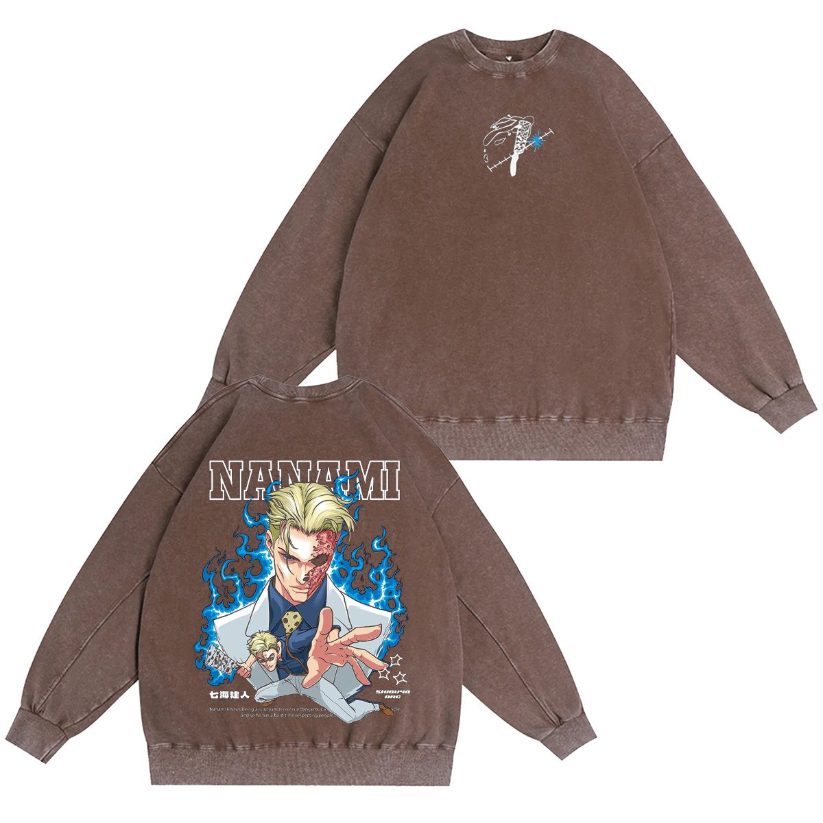 Kento Nanami Jujutsu Kaisen Washed T-shirt/Crewneck/Hoodie