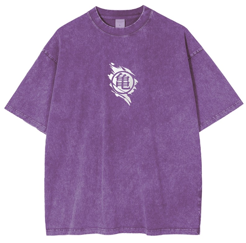 ANIME DRAGONBALL TRUNKS POWER SAIYAN WASHING VINTAGE TEE T-shirt