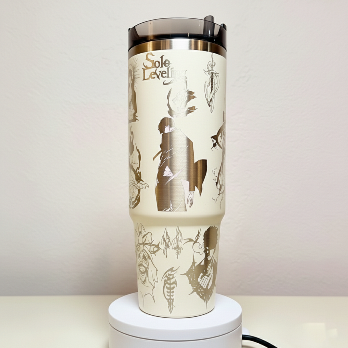 Laser Engraved Anime Stanley Tumbler Cup