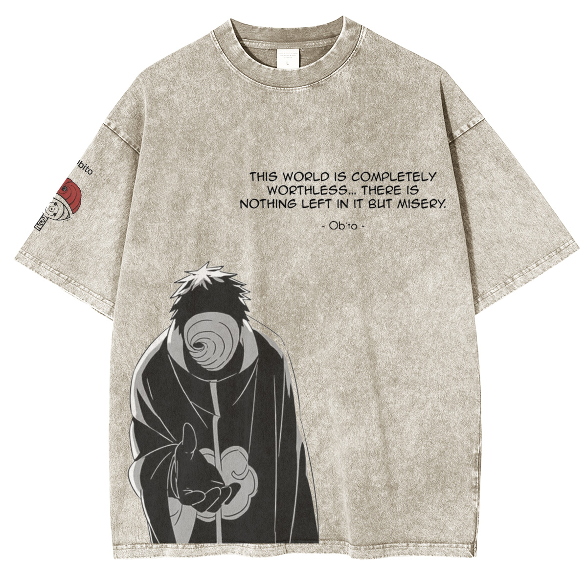 Naruto:Madara Uchiha Vintage Tee