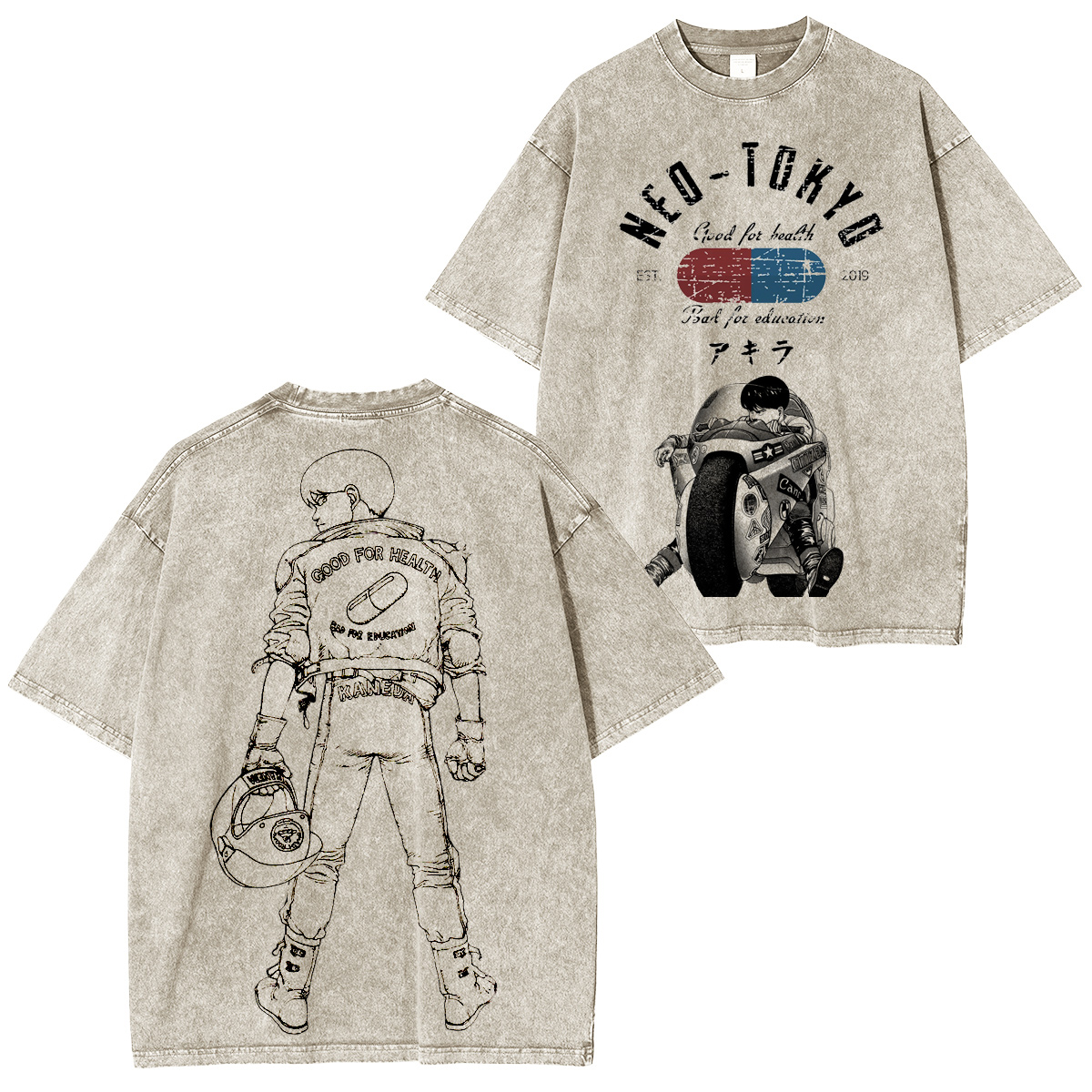 Akira :Ryomen Sukuna Vintage washed T-shirt/Crewneck/Hoodie